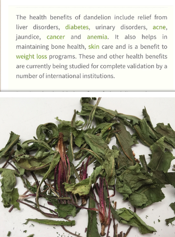 Herbal- Dandenlion leaves