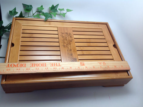 Bamboo Extra Fancy Large  Tea Tray JY003