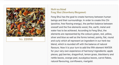 Fenshui Herbal Tea （风水茶）
