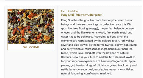 Fenshui Herbal Tea (风水茶)