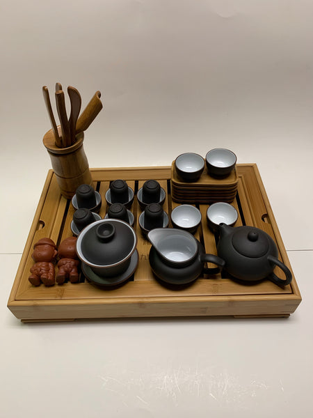 Large Set Yixing Clay Gong Fu Tea Set-#888 – Music City Tea