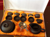 Gong fu tea set Gaiwan Yixing Clay tea set 13-14 pcs with gift box