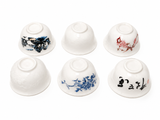 Chinese Gong fu tea cups Mini cups mix of 6