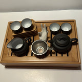 Yixing black white Ruyi Clay Tea Starter Set -On Sale Best Seller Tea set #67