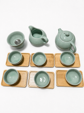 Green Tea Set W Gift Box 高大上礼盒#1888