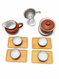 Gaiwan Tea Set With Bamboo Tea Tray #691