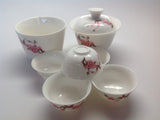 Travel Tea Set bird flower #89 $26.95
