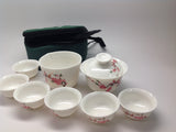 Travel Tea Set bird flower #89 $26.95