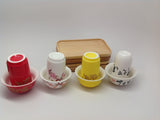 Cups-Gong fu tea tasting cups 4 set of total 8 cups -CP8