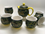 Green Dragon Tea Set - Double Wall Cups