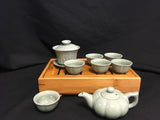 Chinese Tea Set Ice Crack Green #170