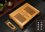 Tray-Lucky Bamboo Large size extra fany tea tray
