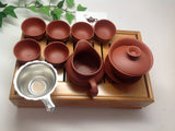 Gaiwan Tea Set With Bamboo Tea Tray #691