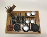 Large Set Yixing  Clay Gong Fu Tea Set-#888