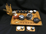 Yixing tea set  Large tea set with large Bamboo tea tray #288