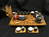 Yixing tea set  Large tea set with large Bamboo tea tray #288