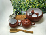 Yixing Clay Tea Set 14pcs Red and white best seller limited offer