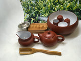 Yixing Clay Tea Set 14pcs Red and white best seller limited offer