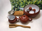 Yixing Clay Tea Set 14pcs Red and white best seller limited offer