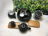 Yixing Clay Tea Set 14pcs Black and white best seller limited offer