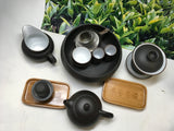 Yixing Clay Tea Set 14pcs Black and white best seller limited offer