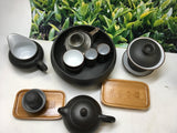 Yixing Clay Tea Set 14pcs Black and white best seller limited offer
