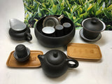 Yixing Clay Tea Set 14pcs Black and white best seller limited offer