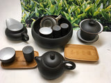 Yixing Clay Tea Set 14pcs Black and white best seller limited offer