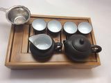 Yixing Clay Tea Starter Set -black and white On Sale