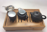 Yixing Clay Tea Starter Set -black and white On Sale