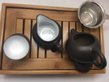 Yixing Clay Tea Starter Set -black and white On Sale