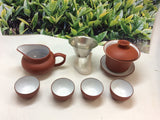Gaiwan Tea Set Clay 8 pcs with Gift Box G12