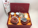 Gaiwan Tea Set Clay 8 pcs with Gift Box G12