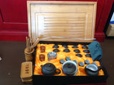 Yixing tea set with large Size Bamboo Tea Tray 29pcs