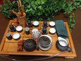 Yixing tea set with large Size Bamboo Tea Tray 29pcs