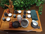 Yixing tea set with large Size Bamboo Tea Tray 29pcs