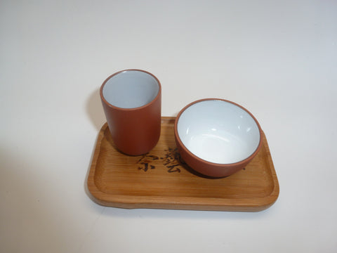 Tasting Cup with Bamboo Coaster 29 $9.00 Per Set