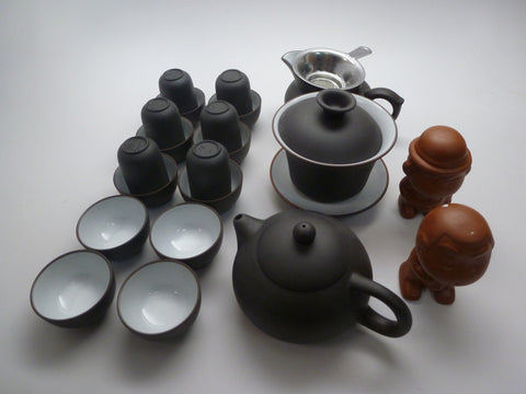 Gaiwan Yixing Clay Tea Set 22pcs #639