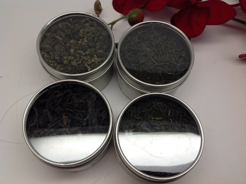 China Tea Sampler( with clear tin)