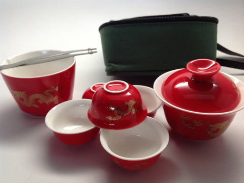 Travel Tea Set(Dragon) #666