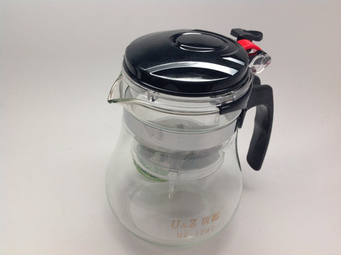 POT-Lazy Easy Piao I Tea Pot "Push Button" Multi-Tea Server $48 Family Size #128