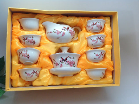 Bird and Flower Tea Set - BF10