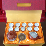 Red and White Tea Set with gift box #612