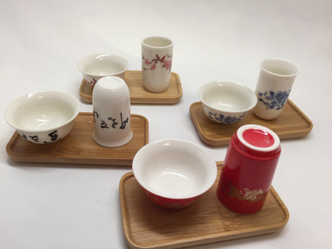 Cups-Gong fu tea tasting cups 4 set of total 8 cups