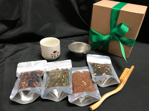Christmas Tea - 4 kind only sale Christmas Time Sampler Pack gift box