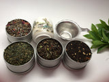 Tea sampler with A cup and strainer