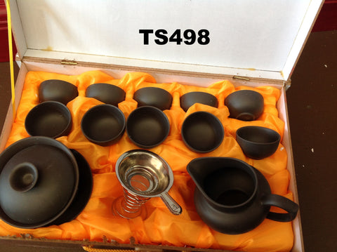 Gong fu tea set Gaiwan Yixing Clay tea set 13-14 pcs with gift box