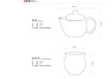 Double Walled Cups Tea Set-Small Set-B