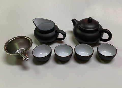 Yixing Tea Set B ( Black  Zhisha)$48.95