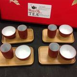 Tea tasting cup and Aroma Cups Red N White